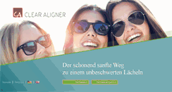 Desktop Screenshot of ca-clear-aligner.com